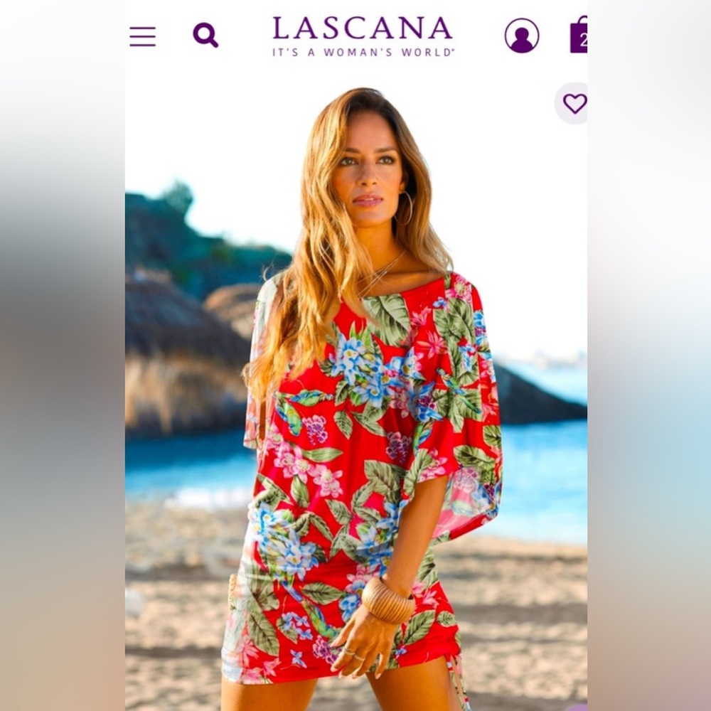Venus tropical print dress